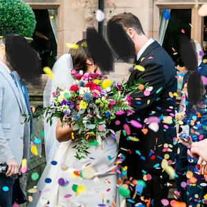 Wedding Confetti Biodegradable Confetti Circles 25-30 Guests