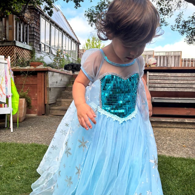 elsa glitter dress Snow Queen Dress: Sequin Bodice, Snowflake Cape - Frozen Costume V-Necks