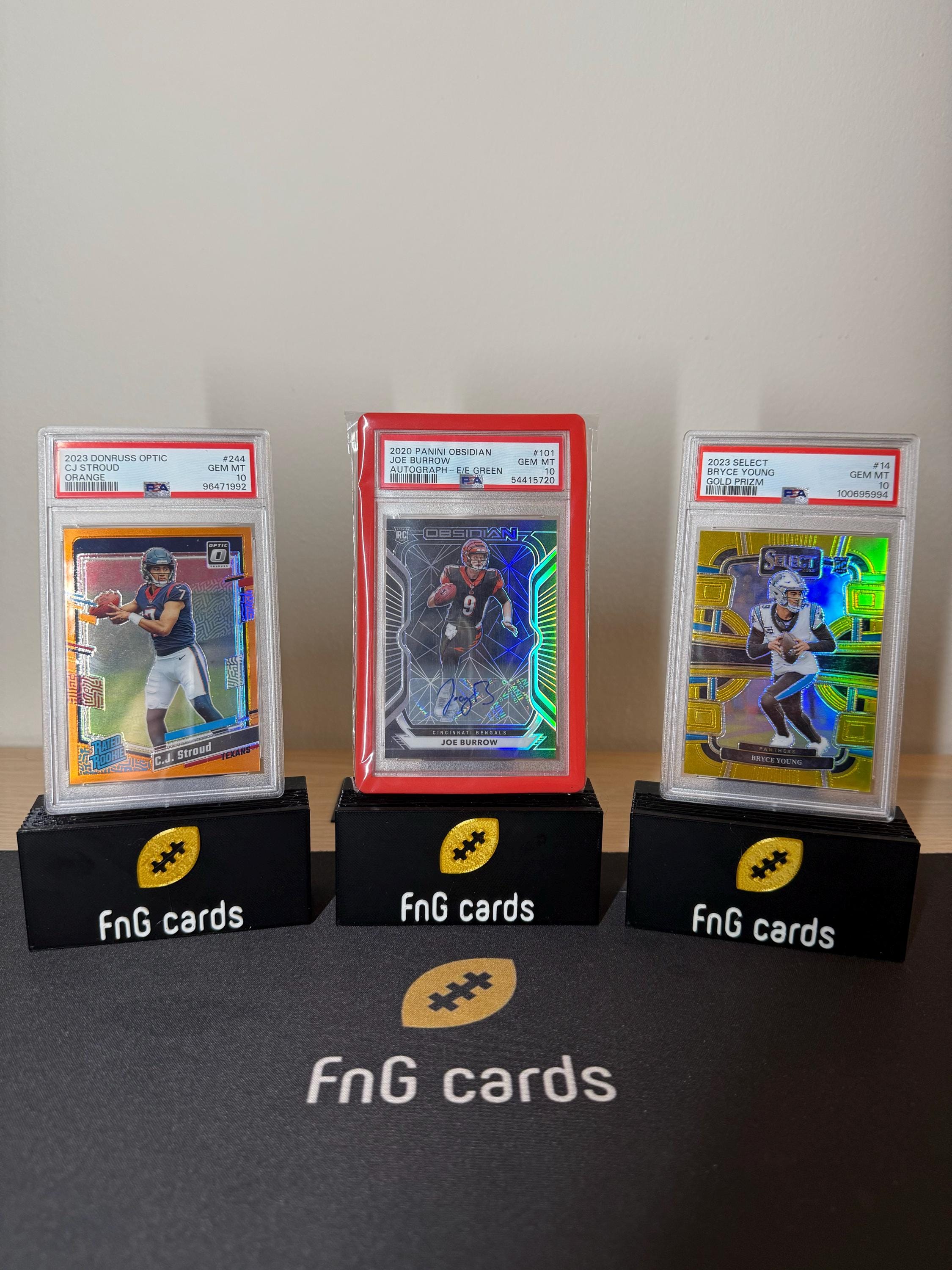 Custom Logo Trading Card Holder Personalized Display Stand Sports Cards for breakers and live stream sellers TCG 3D Printed
