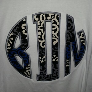 mlb monogram tee