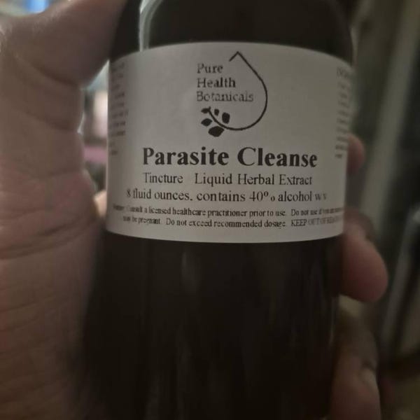Parasite Extractor Parasite Cleanse Tincture/extract-wormwood,black Walnut Hull, Clove ...