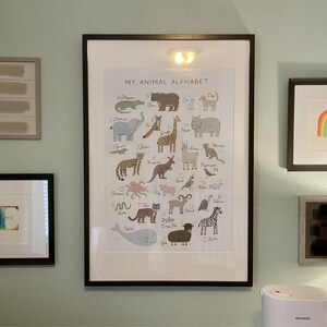 Animal Alphabet Poster  Studio Selection Poster