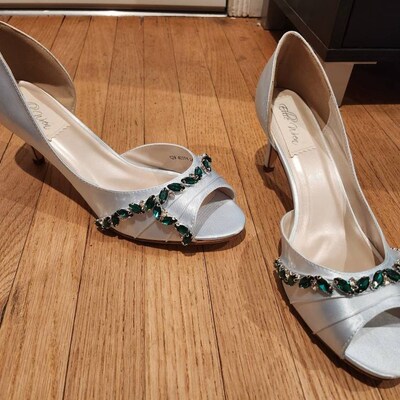 navy blue wedding shoes wide fit