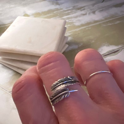 Sterling Silver Triple Interlocked Ring, Multi Band Rings, Intertwining ...