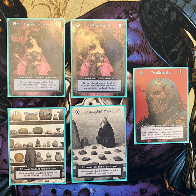 その他 SORCERY Highland Princess Sorcery TCG Highland Princess β foil Unique Foil Misprint