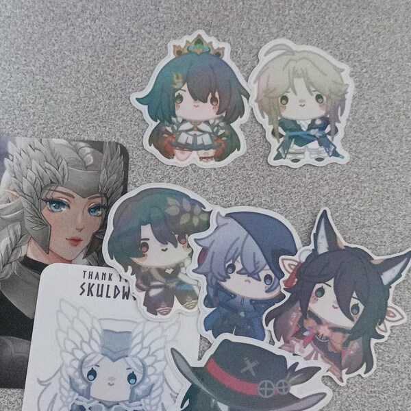 Final Fantasy XIV - 'tiny Scions' Holographic Sticker Sheet - Thancred ...