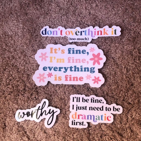 PICK YOUR OWN Stickers | Mental Health Sticker Pack | Custom Sticker ...