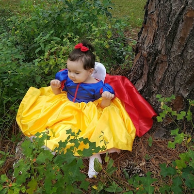 Snow White Dress for Birthday Costume or Photo Shoot Snow - Etsy