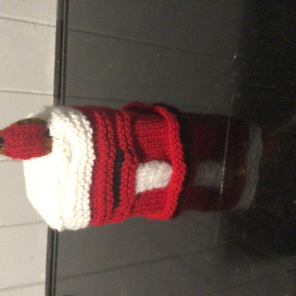 PDF KNITTING PATTERN Winter Post Box Chocolate Orange Cover, Christmas ...