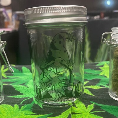 Stash Jars Weed Jars Cannabis Jars Stoner Gifts Weed Accessories Smell