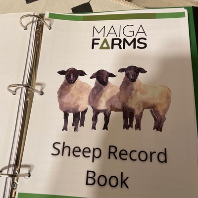 Printable Cattle Records Page Instant Download 8.5x11 PDF Homestead ...