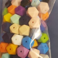 64-Pack Mixed Pastel Chunky Acrylic Beads | 20mm Bulk Bubblegum Beads For Crafts
