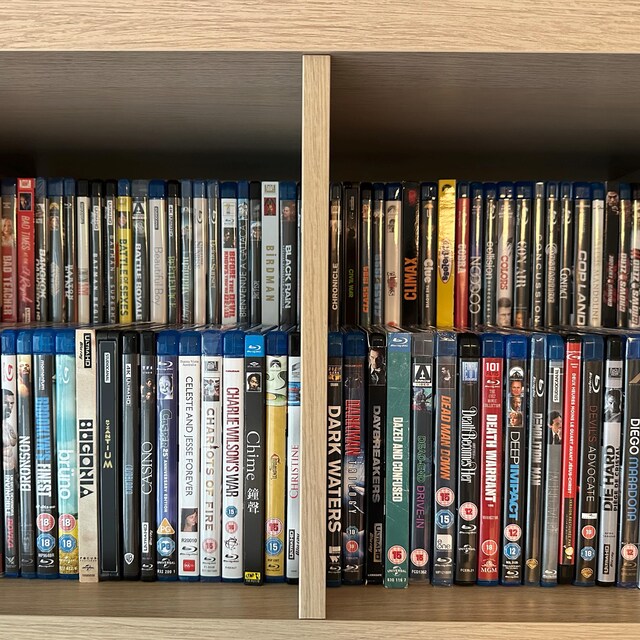 Kallax Regal Einsatz für DVDs / DVD Regal IKEA / Kallax Einsatz