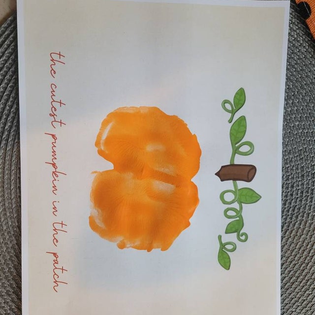 Baby Pumpkin Bottom PRINTABLE CRAFT – PRINT IT OFF