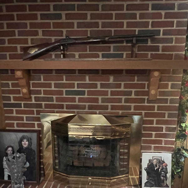 Mantle Style Gun Display Rack for 30-30 or Rifle - Etsy