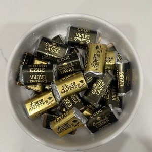 50th Anniversary Candy Wrappers for Miniature Chocolates, 45ct 50th