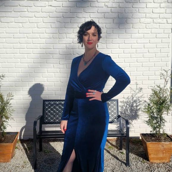 custom-green-velvet-evening-gown-personalized-boat-neck-dress