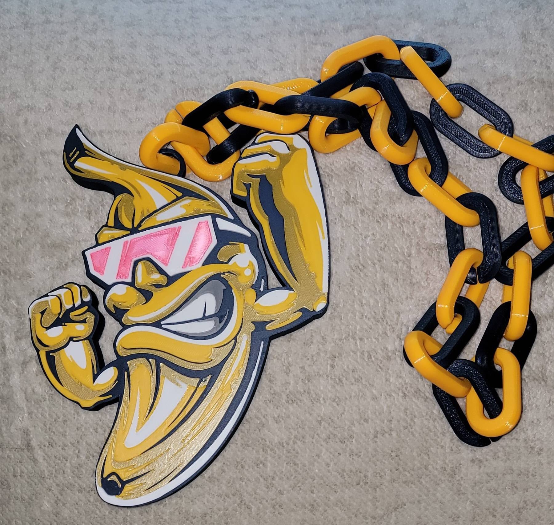 Custom 3D Printed Turnover Oversized Sports Chains