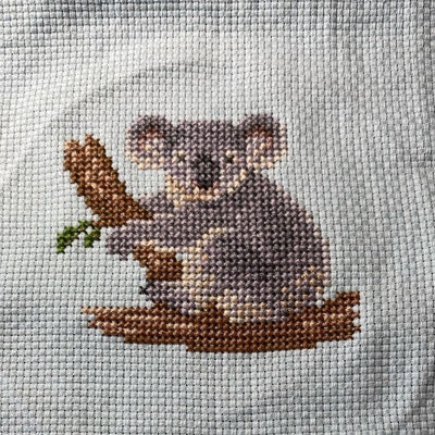 Cross Stitch Pattern koala DMC Cross Stitch Chart Pattern Embroidery ...