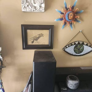 Original, NOT A PRINT - Fallingwater house Frank Lloyd Wright, arquitecture wall art, 20th century architectural drawing - Unframed art