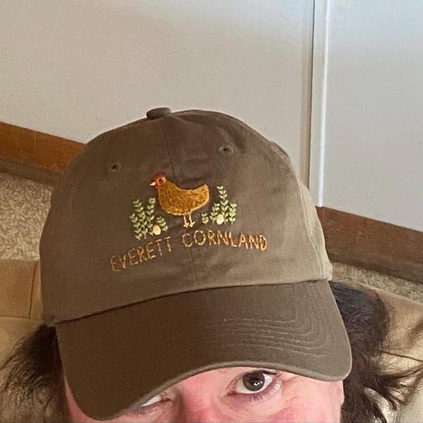 Embroidered Forest Green Philly Hat