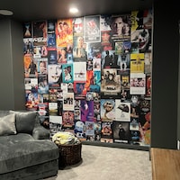 Movie Posters Removable Wallpaper, Removable Wall Mural, Peel and Stick ...