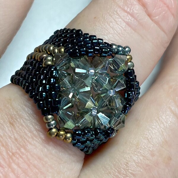 Tutorial Berry Ring-beading Pattern, Instant Download,ring Pattern ...