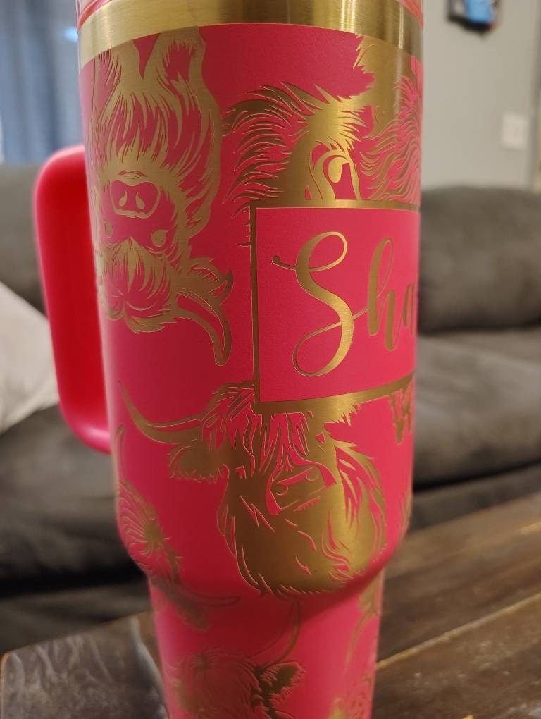 Highland cow tumbler|Cow 40oz cup|Highland cow 40oz cup|Baby cow tumbler|cute cow cup|cow coffee mug|Personalized water bottle|New bottle
