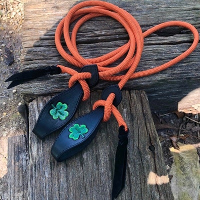 Complete Leather Bridle Slobber Strap Mecate Reins main image 0