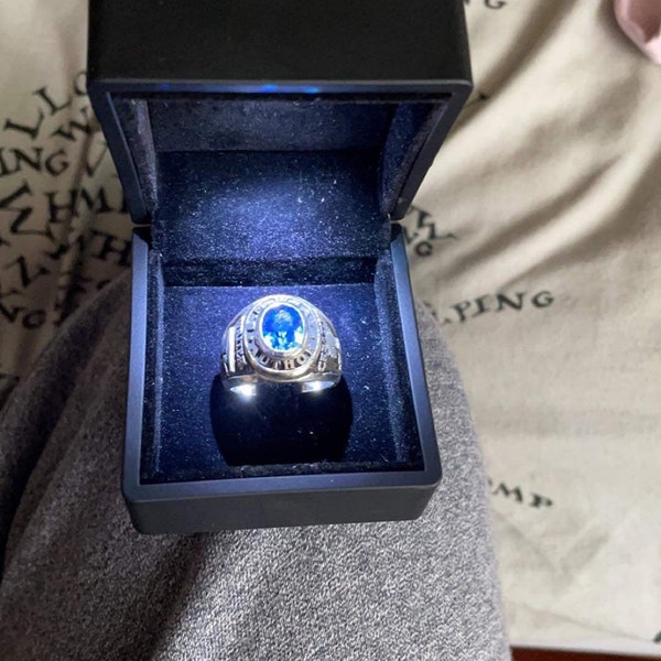 925 Sterling Silver Signet Ring, Logo Ring, Police Gift, Gift for Men ...