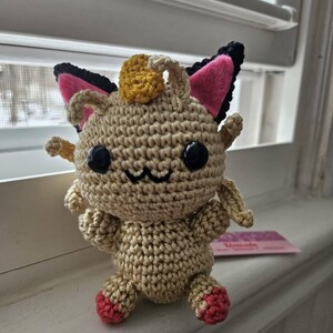 ポケモン あみぐるみ ニャース ニャース かぎ針編み人形 かぎ針編み