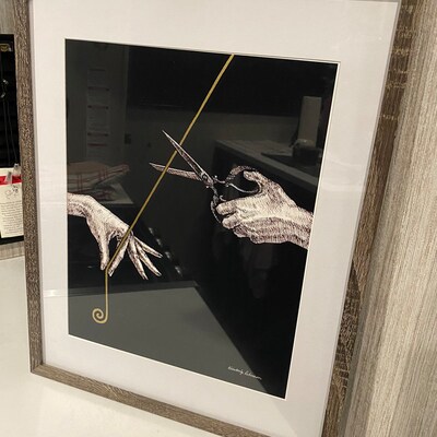 Thread of Life Ancient Greek Mythology Art Print Hand - Etsy