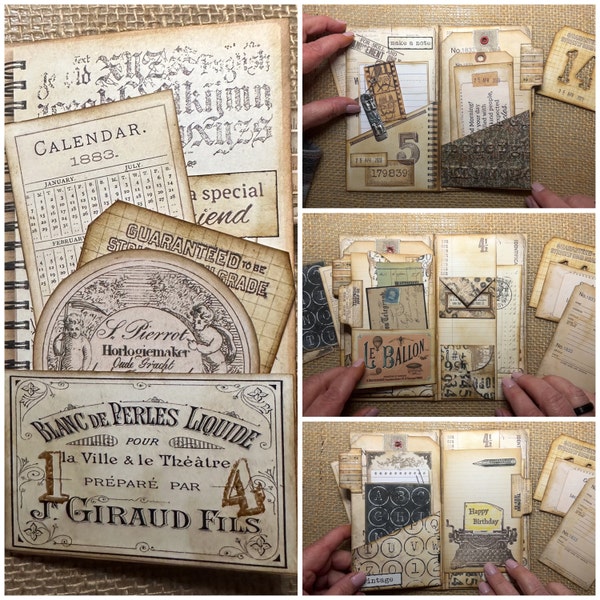 Page Pockets No. 5 Junk Journal Folio Kit, Folio, Folder, Neutral ...