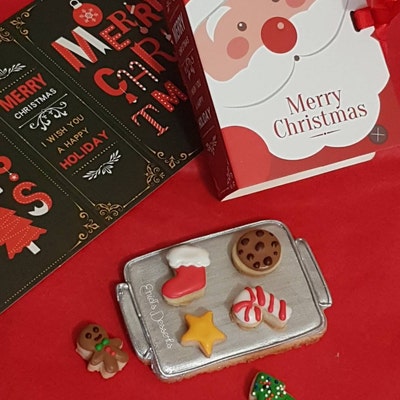 Elf Cookie Sheet Pan and Mini Cookie Cutters 5pc Sec - Etsy