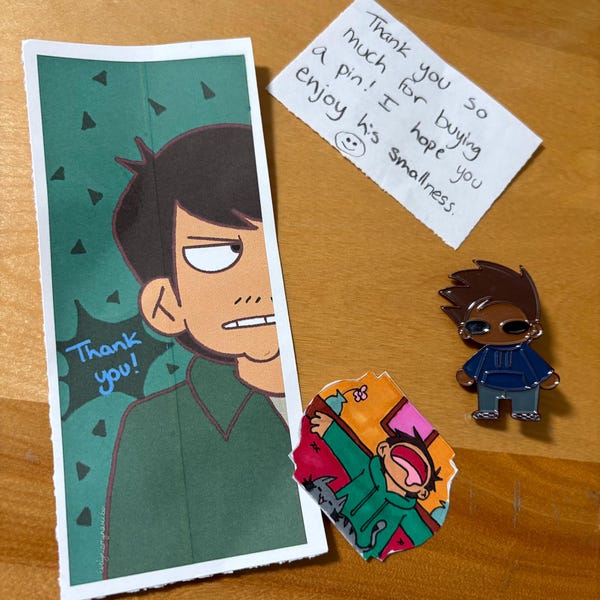 Fanmade Tord and Tom Pins - Etsy