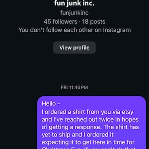 Luna added a photo of their purchase