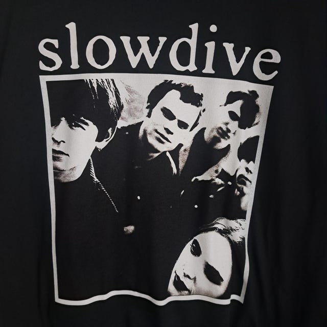 Slowdive Unisex T-shirt - Souvlaki Album Tee - Music Band Graphic