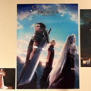 Crisis Core Final Fantasy VII Reunion Poster - Etsy