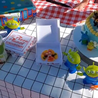 Toy Story Pizza Planet Pizza Boxes Toy Story Birthday Party Pizza Box Party Favors Pizza Box ...