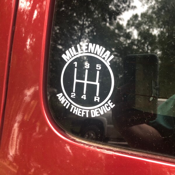 5 Speed Gear - Millennial Anti Theft Device - Stick Shift - Manual Car ...