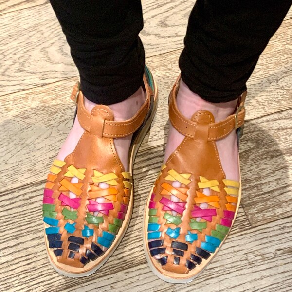 huaraches with heels