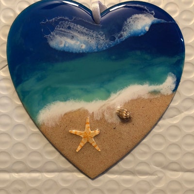 Ocean Christmas Tree Ornament, Tree Decorative Hanging Resin Pendant Xmas Gift main image 1