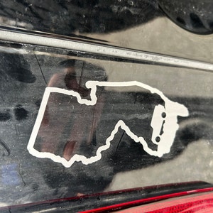 State Decal Many Colors Your State With a Little Off-road Vehicle - Etsy