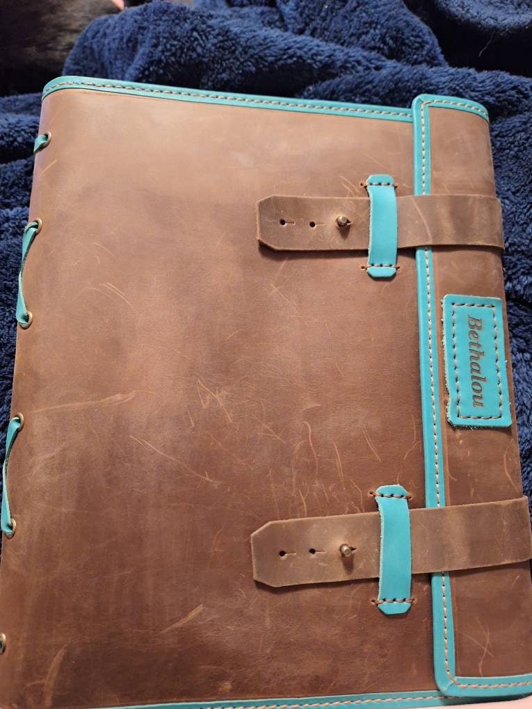 Drawing sketchbook and pencils and leather cover, valentines day gifts sketch book personalized by name, birthday gift for girlfriend & boys