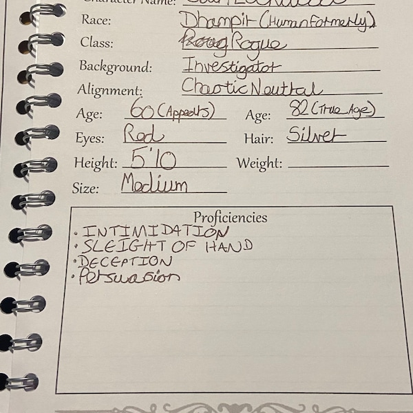Printable Entertainers Pack for Dnd 5e, Great Player and DM Tool ...