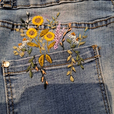 A Pocket Full of Posies Embroidery PDF & Pattern - Etsy