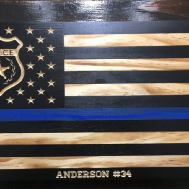 Small Marine Flag/ Marine Flag/ Engraved Marine Flag/ Wooden Etsy