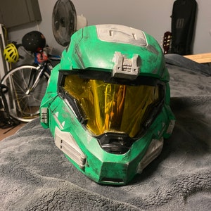 Fan Made, Not Official Gear. Halo Reach Noble 6 Inspired Helmet ...
