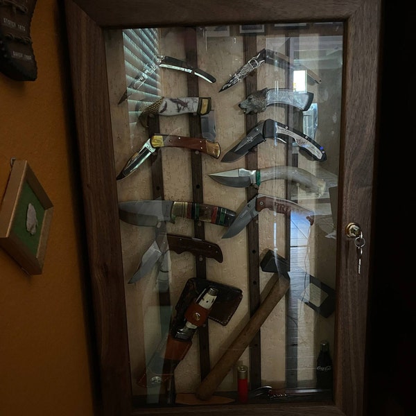 Rustic Knife Display Case - Etsy