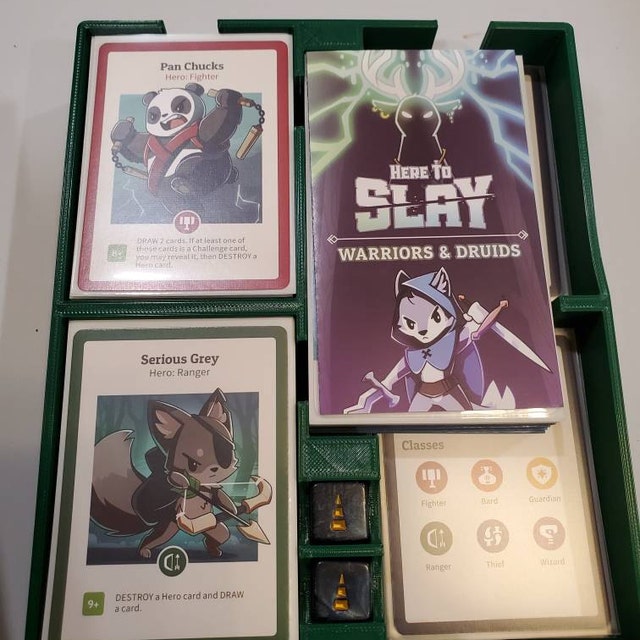 Here to Slay Sleeved & Standard Card Organizer Insert for Store